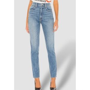 SLVRLAKE | Beatnik Slim Straight Jeans in Good Times, Size 25